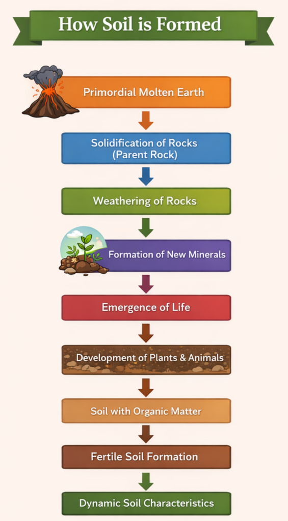 মৃত্তিকা সৃষ্টি হলো যেভাবে - How Soil is Formed