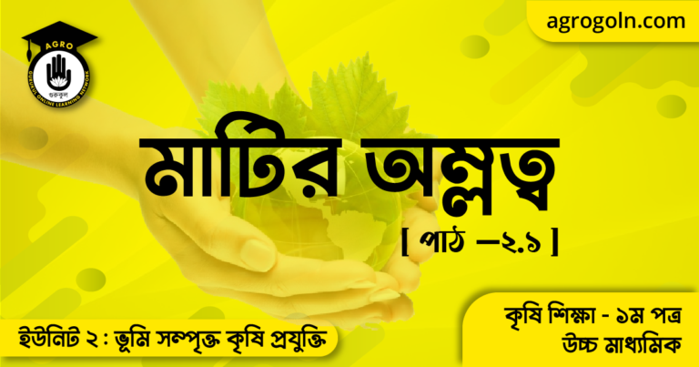 মাটির অম্লত্ব