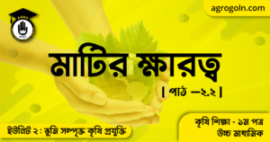 মাটির ক্ষারত্ব মাটির ক্ষারত্ব