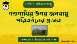 পশুপাখির উপর জলবায়ু পরিবর্তনের প্রভাব