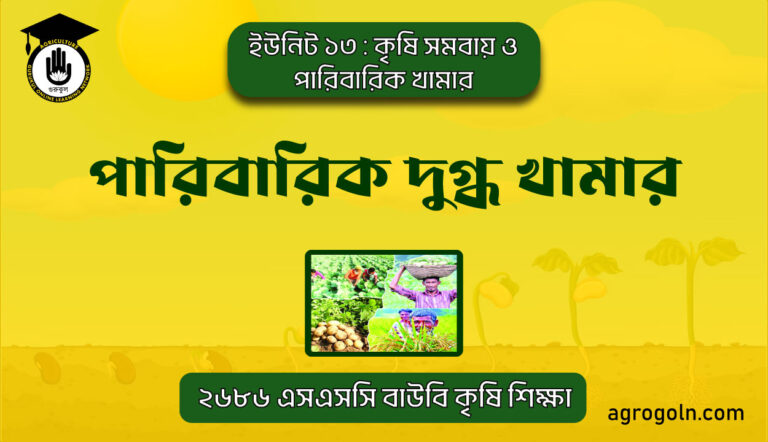 পারিবারিক দুগ্ধ খামার