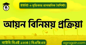 আয়ন বিনিময় প্রক্রিয়া