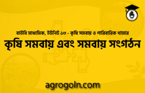 কৃষি সমবায় এবং সমবায় সংগঠন কৃষি-সমবায়-এবং-সমবায়-সংগঠন