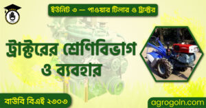 ট্রাক্টরের শ্রেণিবিভাগ ও ব্যবহার ট্রাক্টরের-শ্রেণিবিভাগ-ও-ব্যবহার