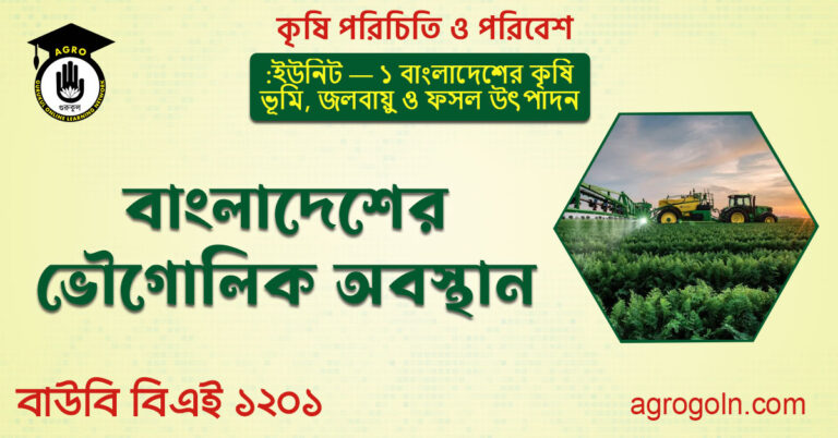 বাংলাদেশের ভৌগোলিক অবস্থান