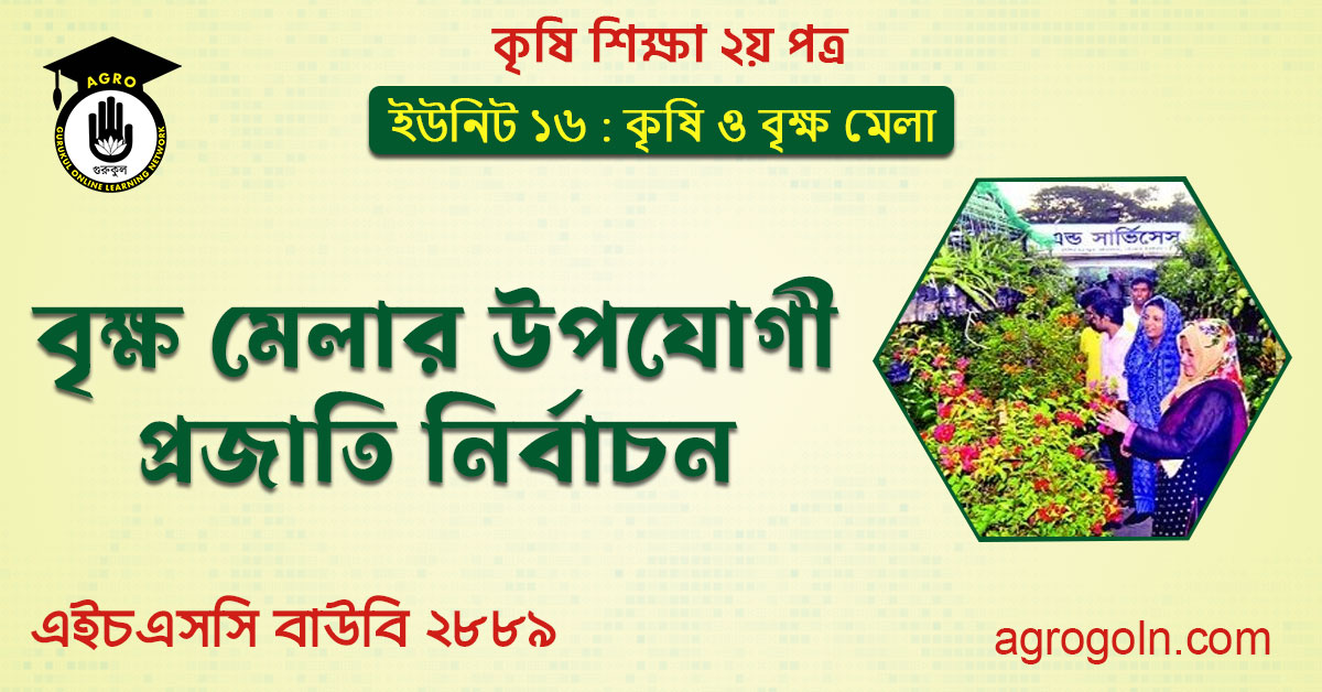 বৃক্ষ মেলার উপযোগী প্রজাতি নির্বাচন 1 বৃক্ষ মেলার উপযোগী প্রজাতি নির্বাচন